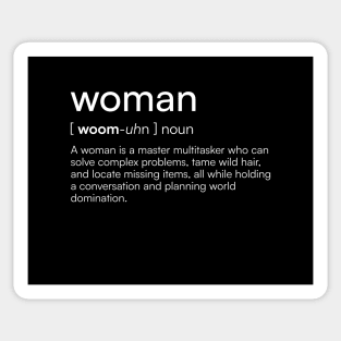 Woman Definition Sticker